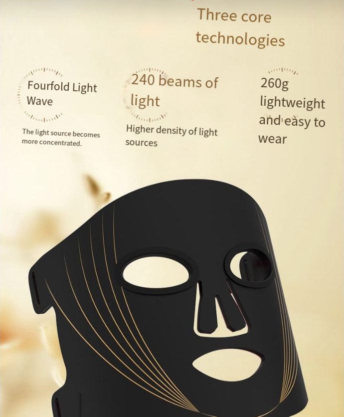 LED Silicone Photon Face Mask