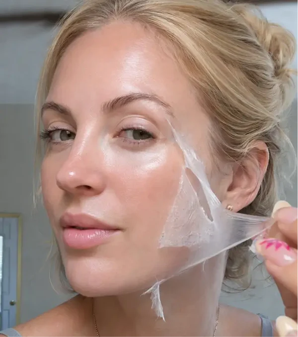 The mask in use
