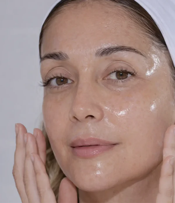 The mask in use